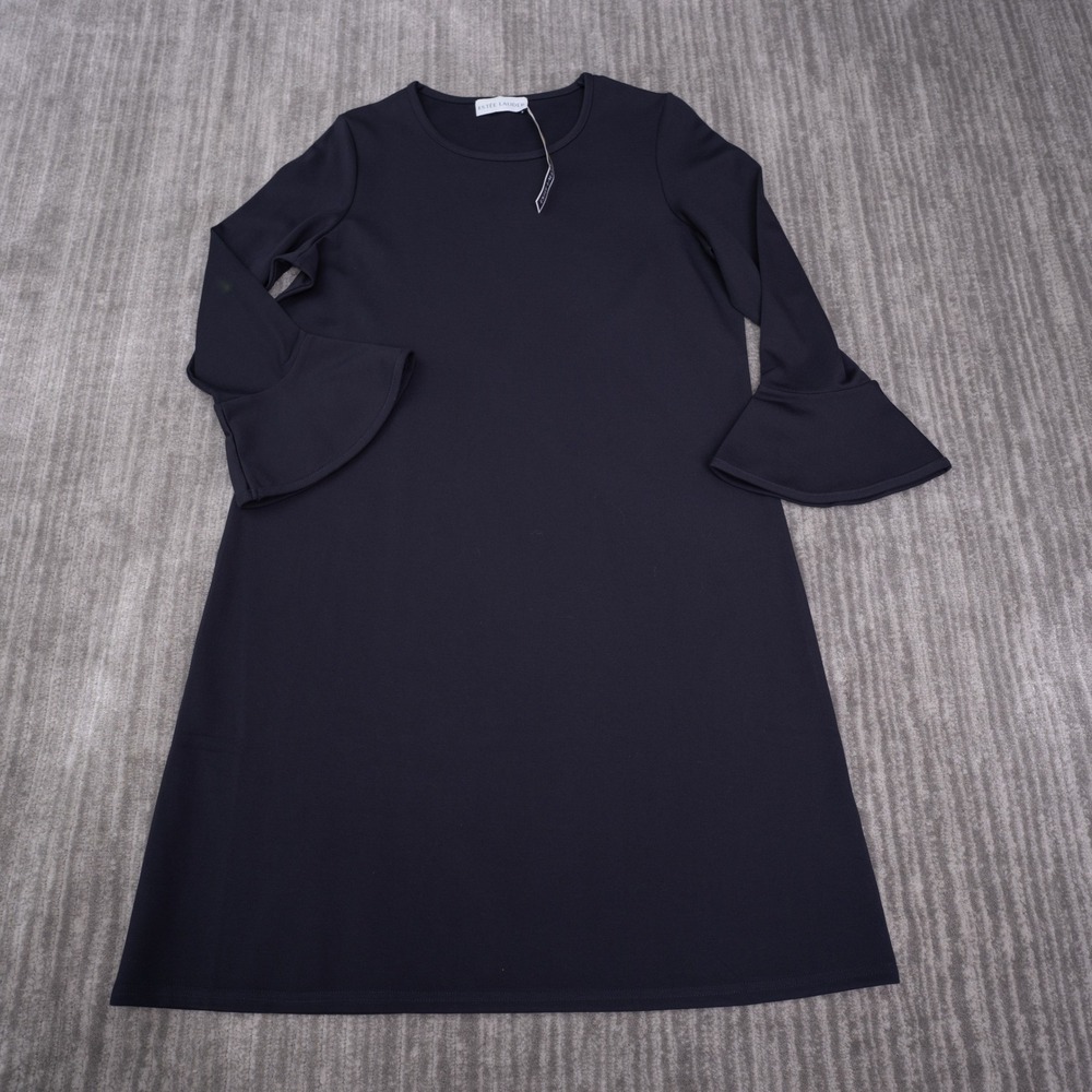 Estee Lauder Michael Kors Dress Womens Medium Blue New Bell Sleeve Shift